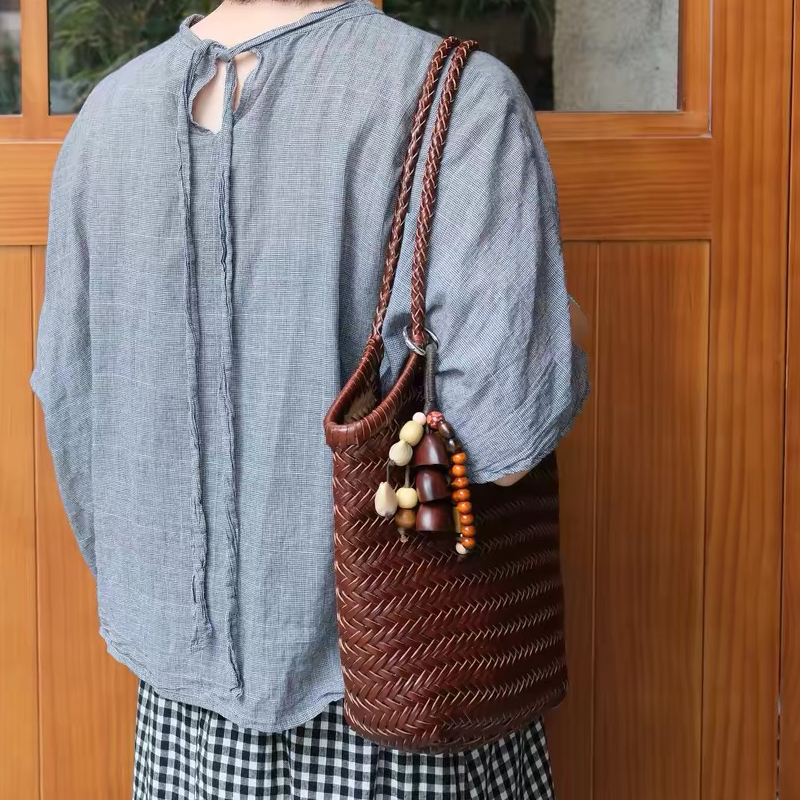 Kadınlar İçin El Dokuması Deri - Luxury Bags Vintage incelemesi ve fiyatı