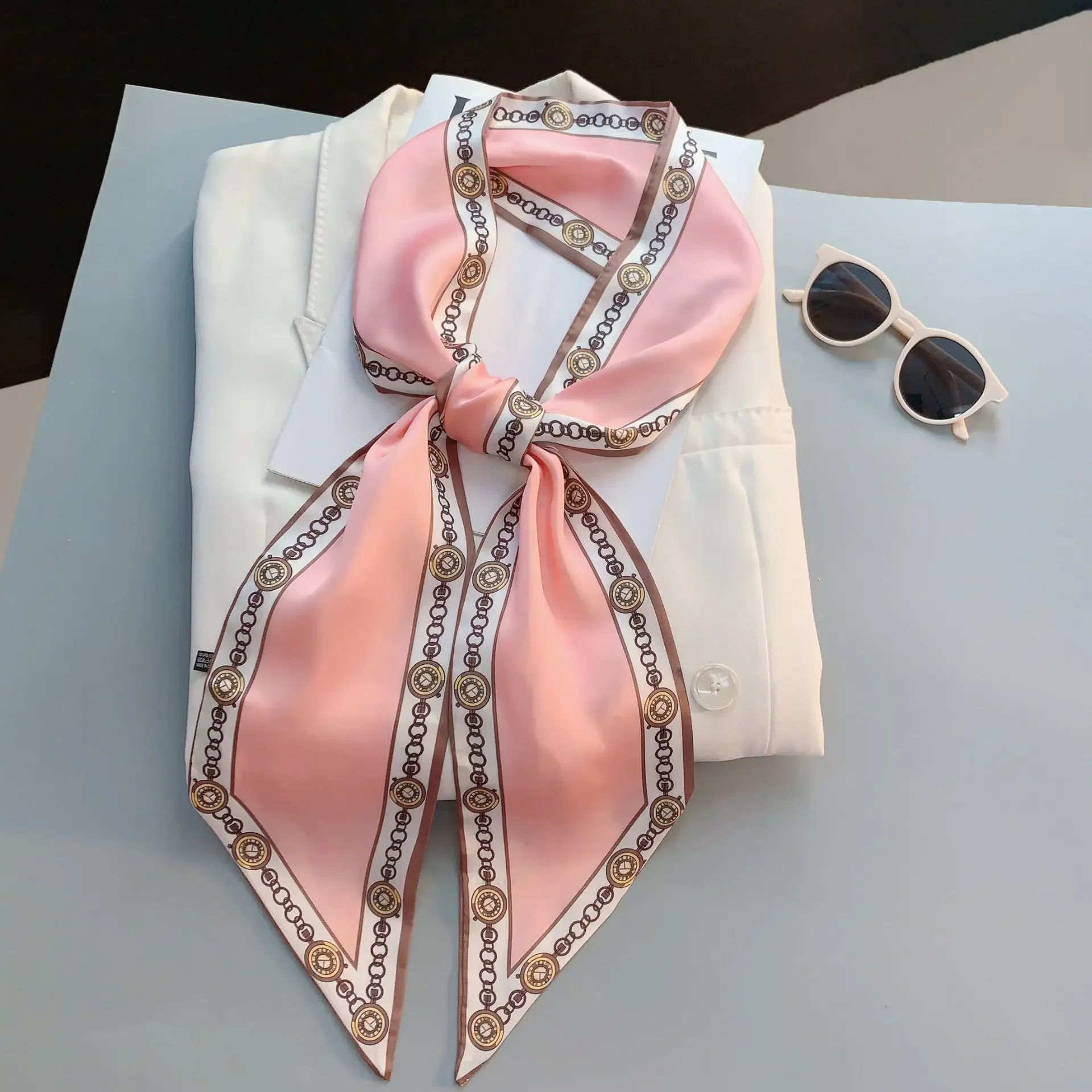 Tasarım Baskılı İnce Eşarp Eko - Luxury Bags Brands incelemesi ve fiyatı